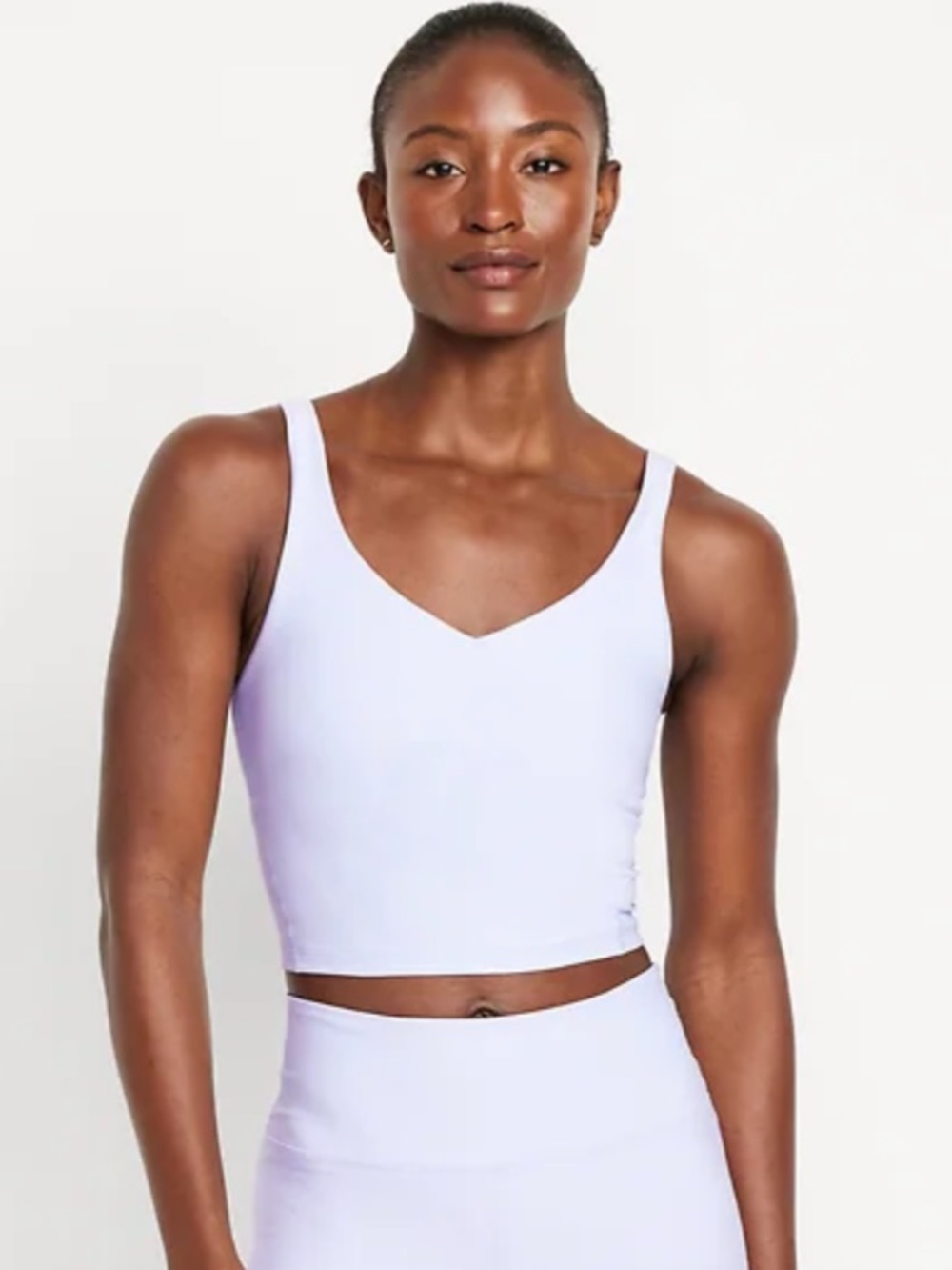 OLD NAVY Light Support PowerSoft Longline Sports Bra size medium